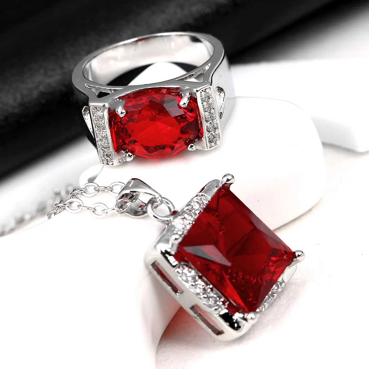 Новое серебряное кольцо ожерелье кулон классический изысканный темперамент