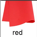 red 10 шт цветная губчатая бумага 50*50 см толщина Руководство DIY Материал головоломки Детский сад резиновый пластик 0,8 мм большой лист пенопласта - Цвет: red