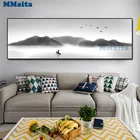 Большая 5D алмазная живопись для творчества, вышивка, китайская живопись, пейзаж, алмазная живопись, мозаика стразы, украшение для дома GG5304