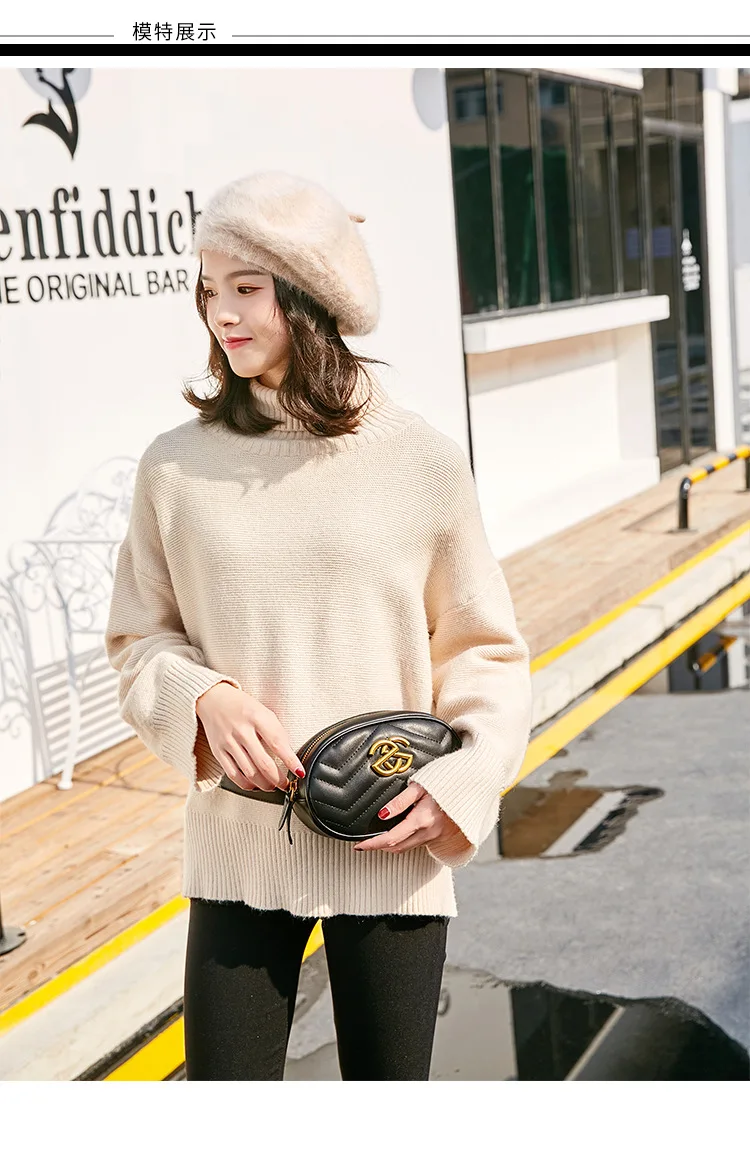 Модные поясные сумки для женщин забавные Роскошные брендовые кожаные нагрудные