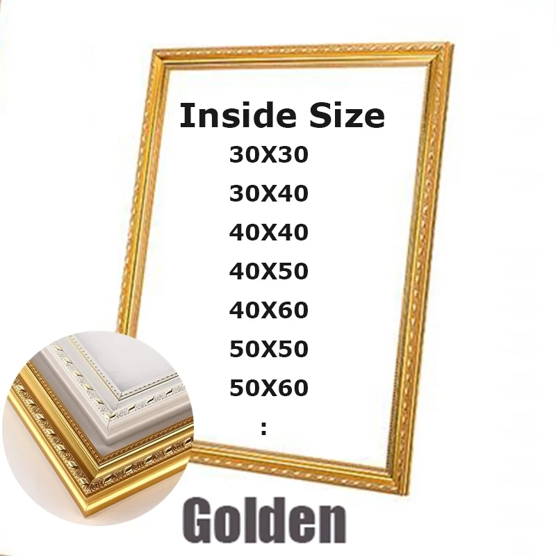 

Frame custom! Suit for All kinds of diy oil painting diamond painting by numbers wood frame need diy it buy buyer