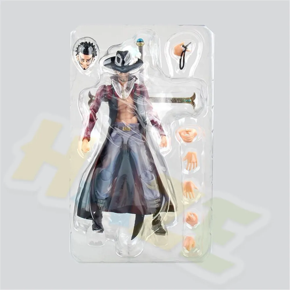 

Anime One Piece Dracule Mihawk PVC Figure Model Toy 18cm New