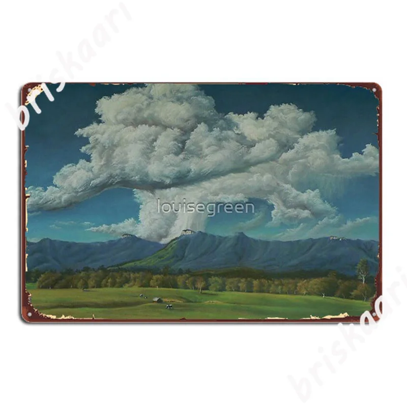 

Thunderhead Over Lansdowne, металлические знаки, настенная пещера, Настенная роспись, металлические постеры