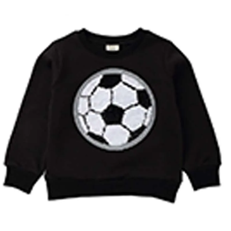 Коллекция 2019 года осенне-весенний Детский свитер детская одежда с футбольным