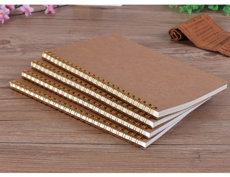 Блокнот А5 Bullet Journal Средний крафт-сетка в горошек пустой ежедневник еженедельник книга управление временем школа планирования принадлежности подарок 19