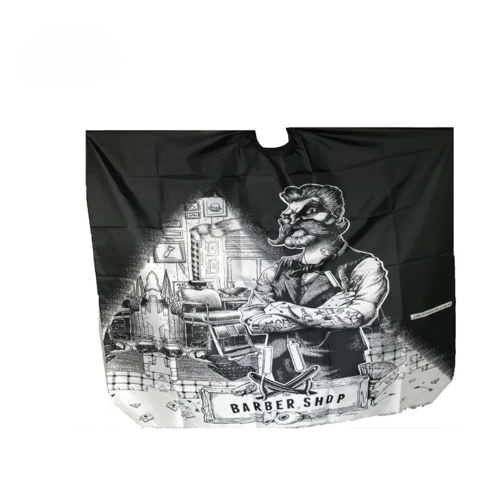 

Best Selling 2021 Products Pattern Cutting Hair Waterproof Cloth Salon Barber Cape Hairdressing Hairdresser Apron Haircut capes