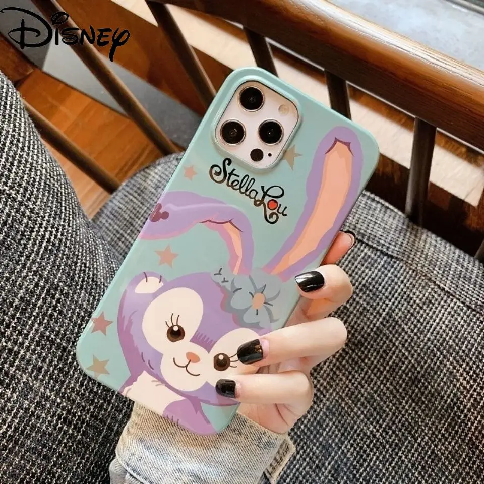 

Disney Stellalou Cartoon Case for IPhone 13/13pro/13promax/13mini/XR/XS/XSMAX/11/12Pro/12mini Phone Glossy Cute Case Cover