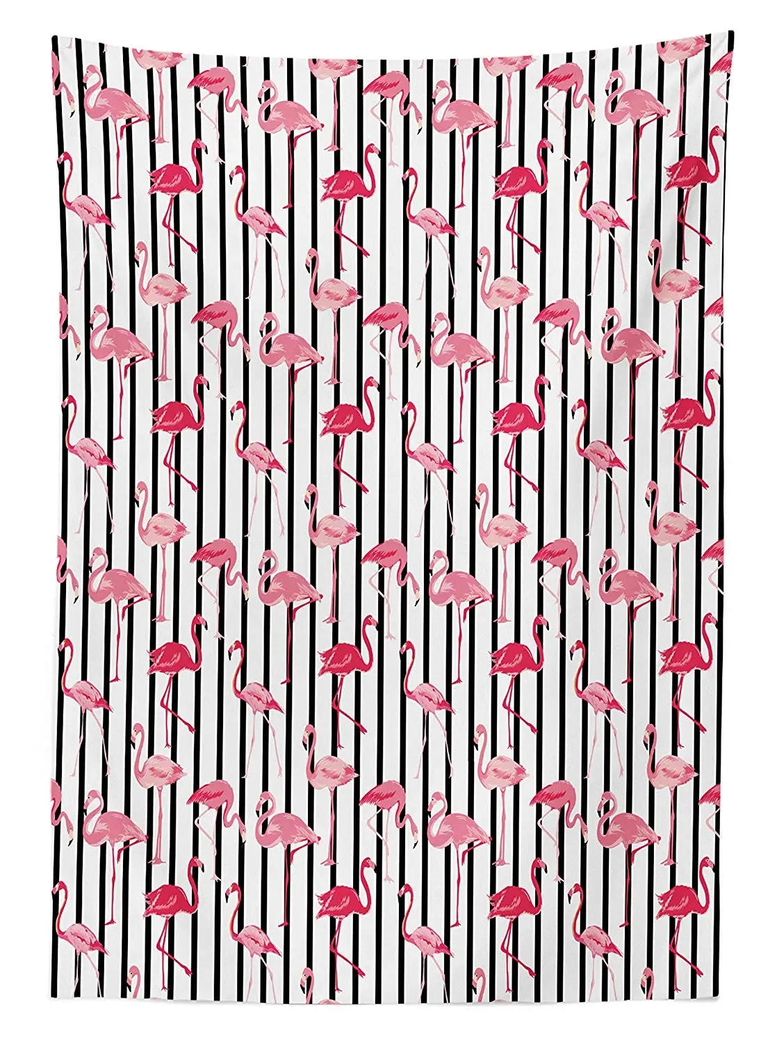 Домашняя Декоративная скатерть птицы фламинго в Вертикальную Полоску