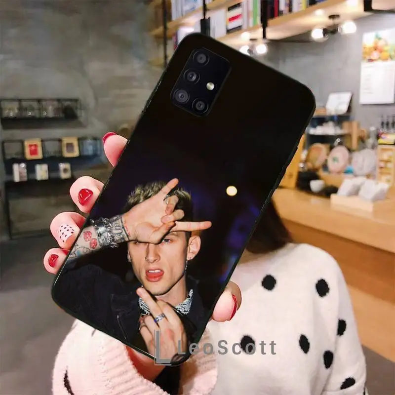 

Machine Gun kelly Phone Cases For Samsung A50 A51 A71 A31 A21S S8 S9 S10 S20 S21 Plus Fe Ultra 4G 5G
