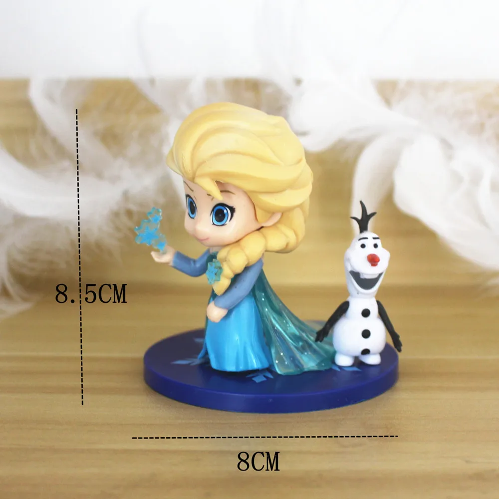 3 шт./компл. фигурки героев мультфильма Disney Холодное сердце II Эльза королева Олаф