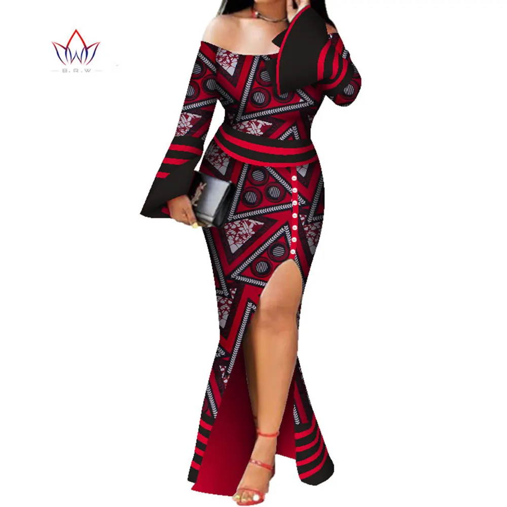 Платья с длинным рукавом для женщин вечерние свадебные повседневные Дашики