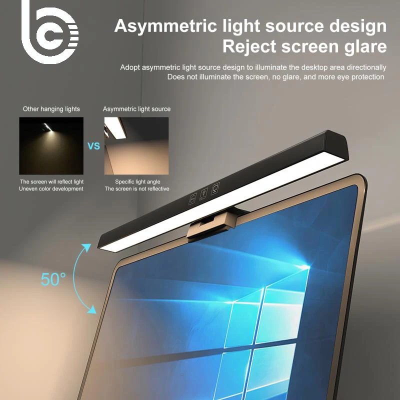 Светодиодная настольная лампа с ЖК-дисплеем подвесной светильник для офиса