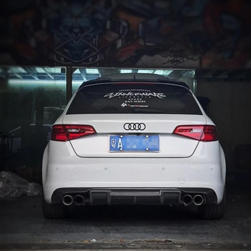 

For Audi A3 Sportback Spoiler High Quality Brand New ABS Auto Wing Spoilers Car Accessories For A3 spoiler 2014-2015-2016-2017