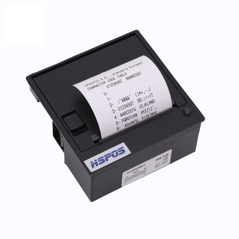 Фронтальная панель дизайн встроенный чековый принтер 12V с денежным ящиком порт