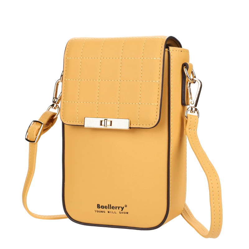 

Brand Designer Small Shoulder Bag Women Pu Leather Phone Pocket Card Purse Ladies Mini Crossbody Messenger Bags Female Wallet