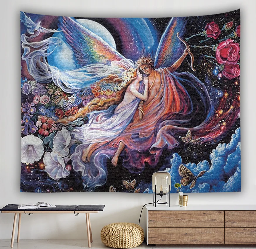 Картина гобелен Ван Гога абстрактный художественный узор небо пейзаж Boho