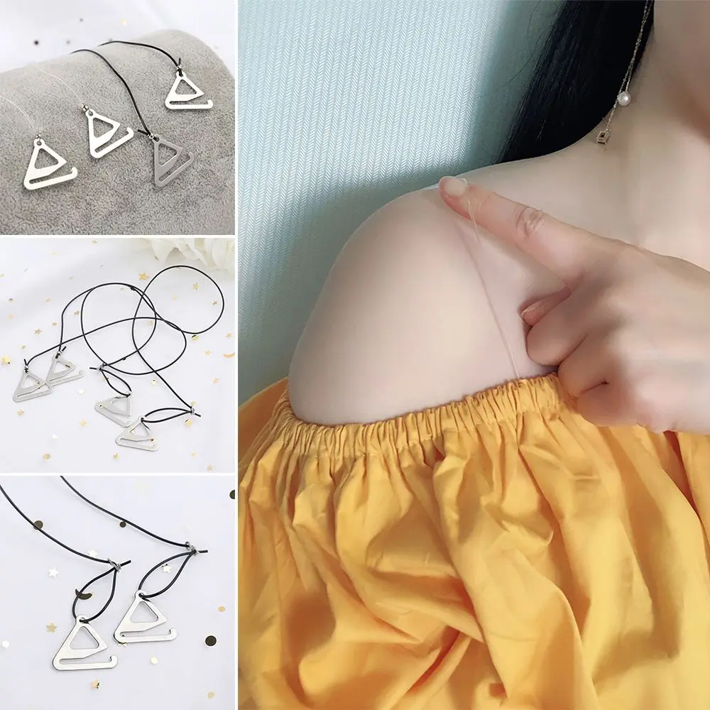 1Pair Fashion Elegant All Match Adjustable Bra Strap Transparent Dress Underwear Accessories Invisible Straps