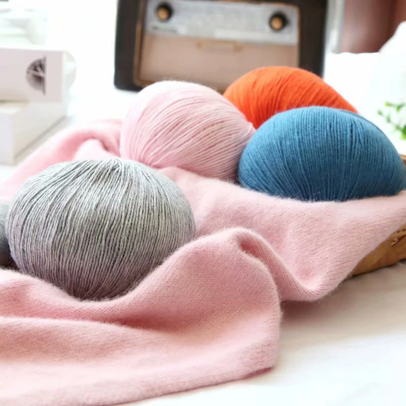 

20/50g Anti-pilling Super-soft Solid Color Hand-knitted Knitting Ball Yarn Baby Sweater Scarves Cashmere