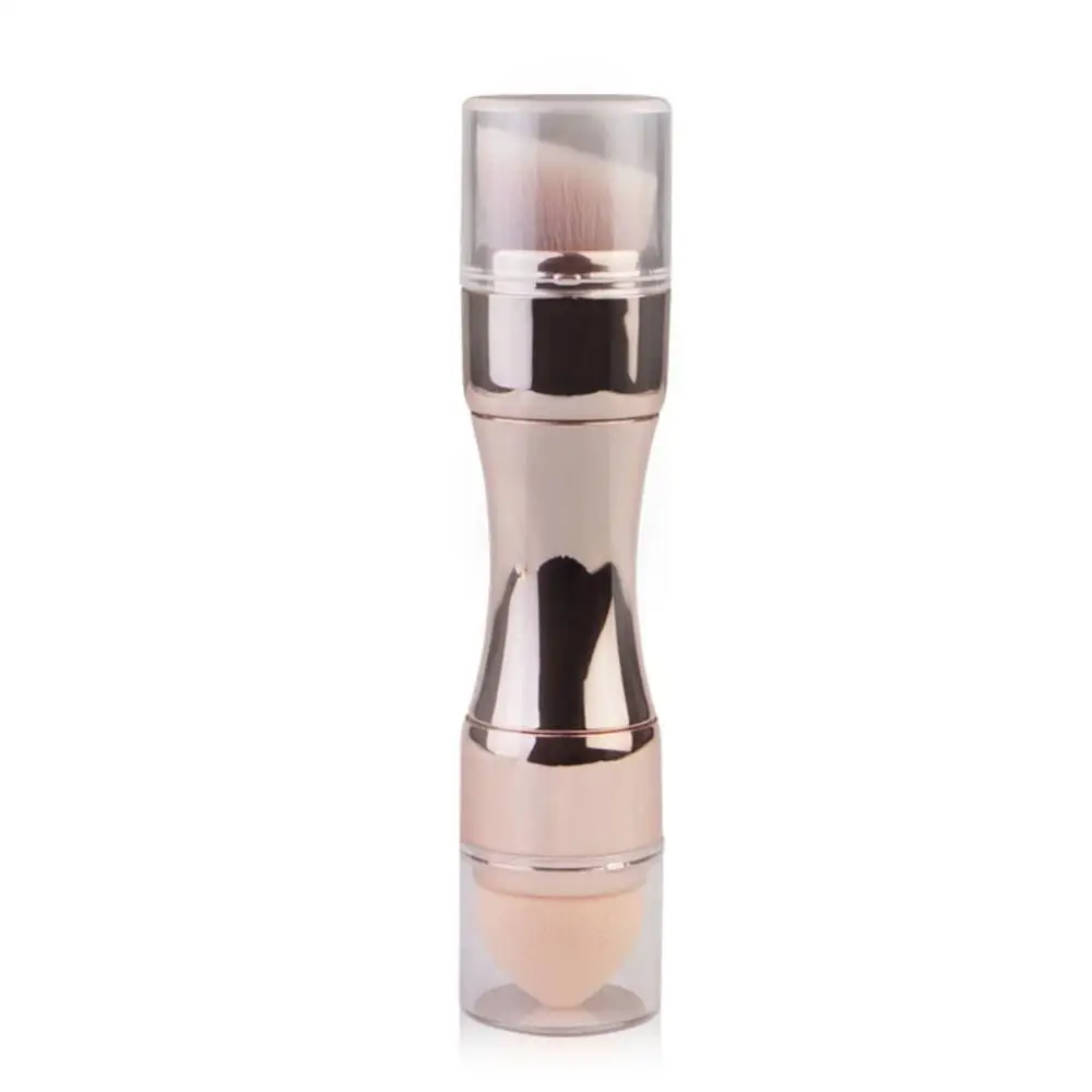 No logo(Rose Golden) 4 в 1 кисти для макияжа основа для бровей тени для глаз Румяна Косметическая кисть для пудры Профессиональный консилер Maquiagem - Handle Color: No logo(Rose Golden)