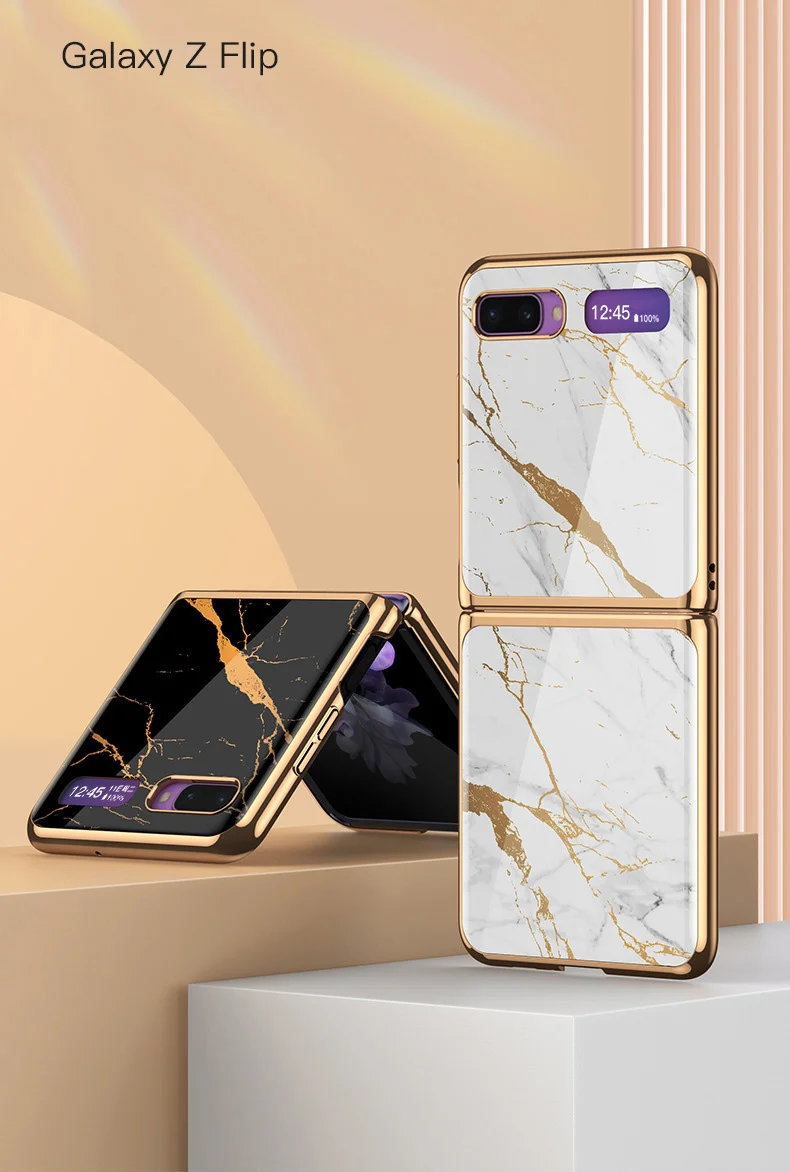 

Fashion Phone Case for Samsung Z Flip Case New Luxury Anti Fall Full Protective Funda Back Cover for Samsung Galaxy Z Flip Shell