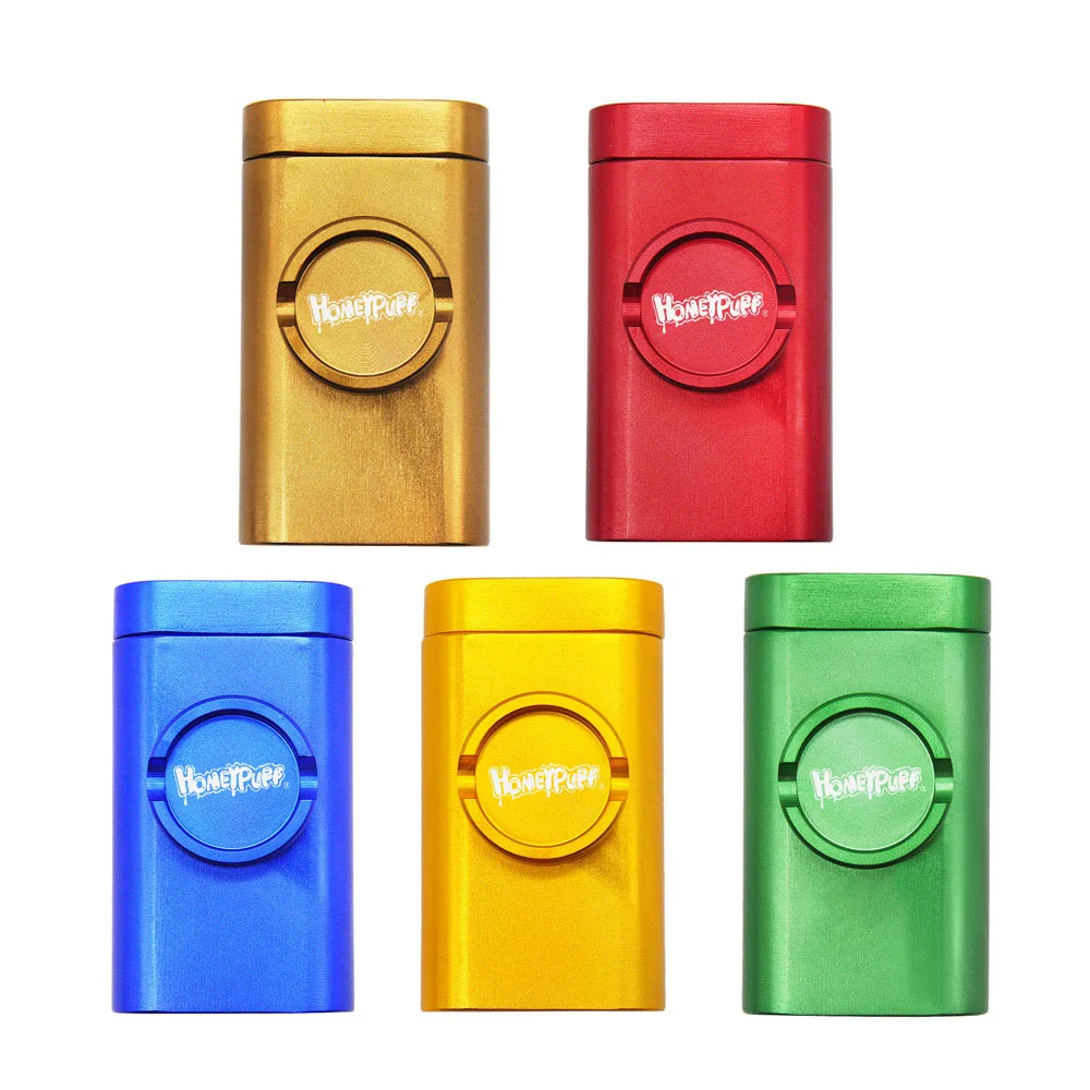 Алюминиевый чехол с зажимом и точильщиком комбинированный Точильщик для табака