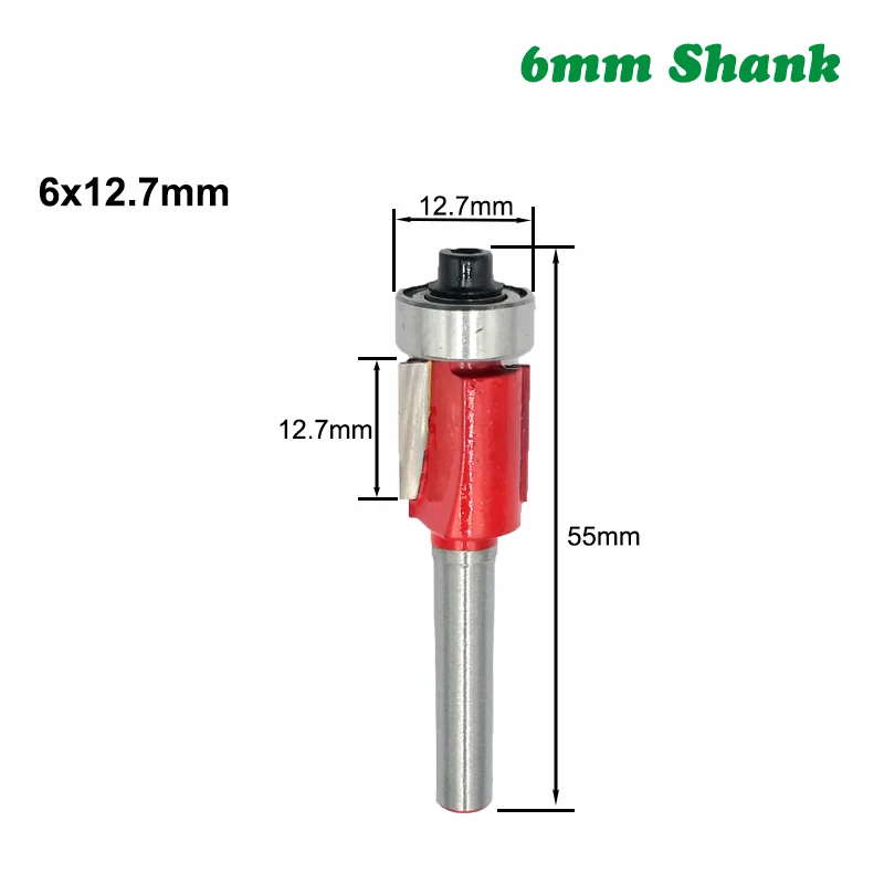 Фреза с хвостовиком 6 шт./компл. мм резьба по дереву деревообработка фреза бусина