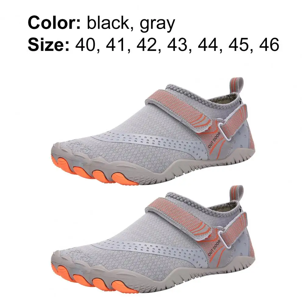 

Men Breathable Upstream Shoes Magic Sticker Swimming Beach Sneakers for Summer Swimming Beach Sneakers