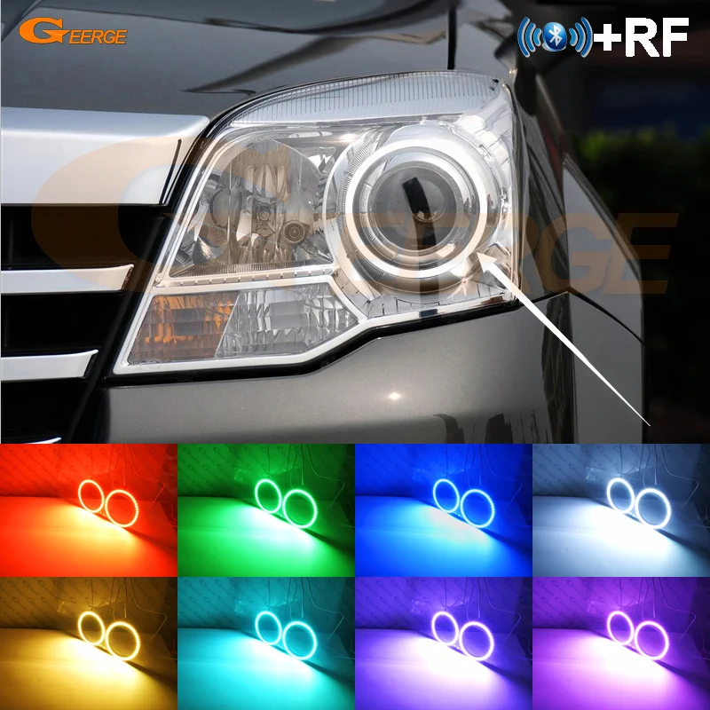 

For Great Wall Haval H5 GKC 2010 2011 2012 BT App RF Remote Control Multi-Color Ultra bright RGB LED Angel Eyes kit Halo rings