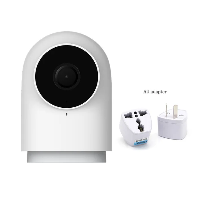 Смарт-Камера Xiaomi Mijia Aqara G2 Gateway Hub Edition, IP Wifi, беспроводная Zigbee, 1080 P, HD, с углом обзора 140 градусов, для умного дома - Цвет: add AU plug