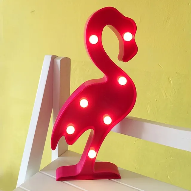 

Flamingo Pink Led Decorative Night Lamp Lighting 476474318