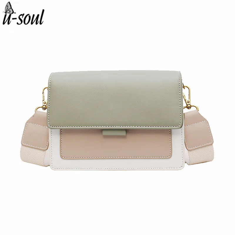 Мини кожаные сумки через плечо для женщин 2019 зеленая цепочка сумка женские