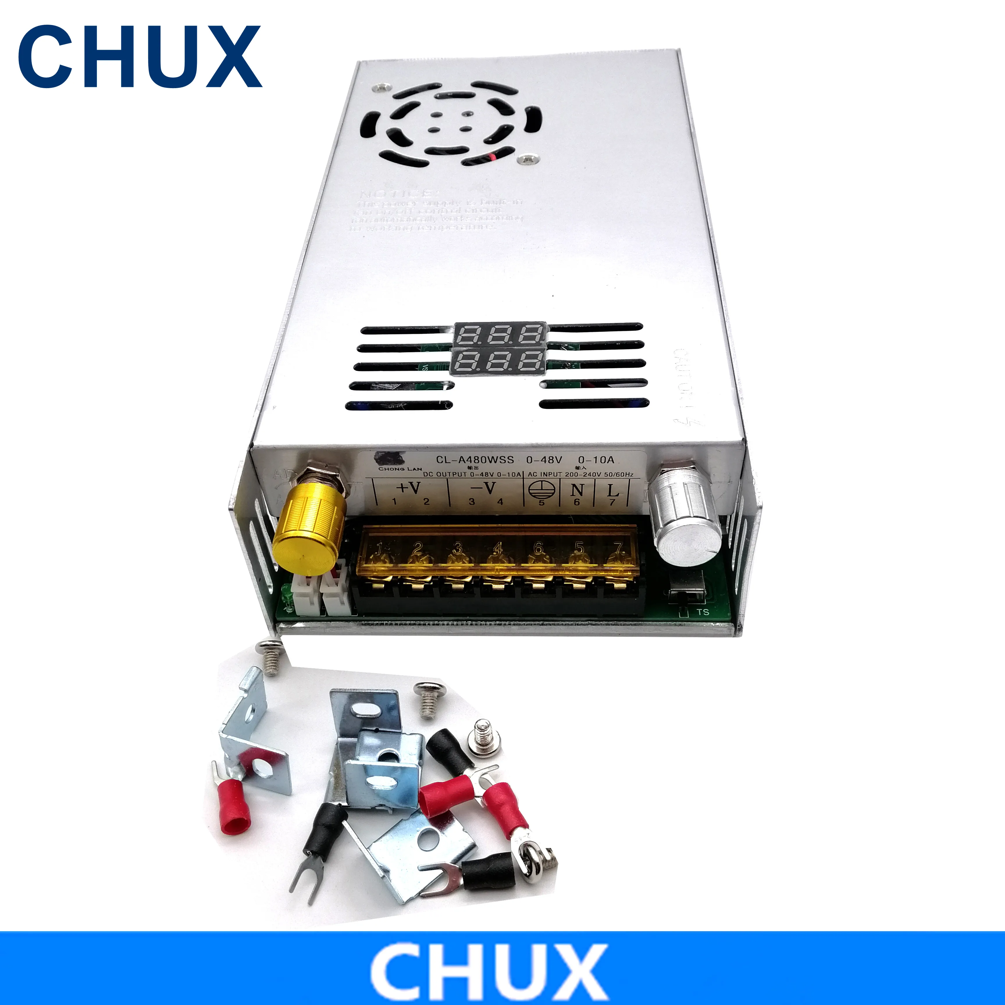 

480W Adjustable Switching Power Supply With Digital Display Power Supply For LED DC 0-15V 27V 48V