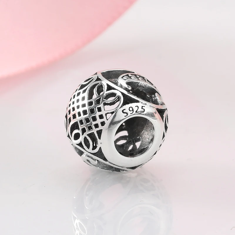 Новый Шарм буквы Прозрачный H бусины из стерлингового серебра 925 Оригинал