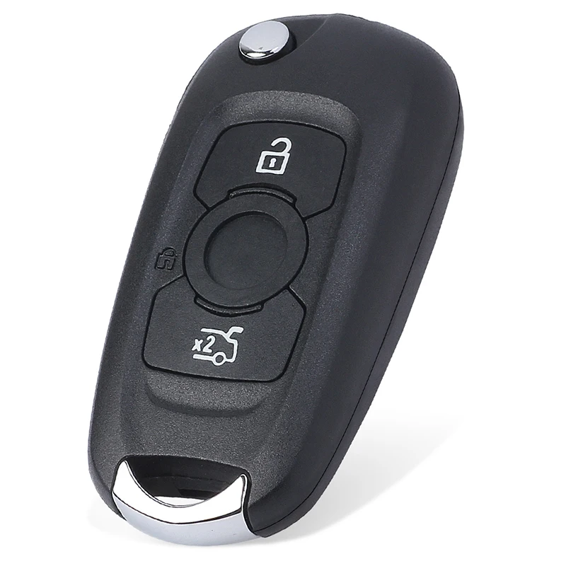 

KEYECU 10 Pieces/Lot Flip Remote Car Key Shell Case With 2/ 3 Buttons HU100 Blade - FOB for Opel Vauxhall Astra K 2015 2016 2017