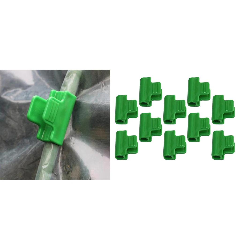 10Pcs Plastic Pipe Clamps For Greenhouse Frame Film Sunshade Net | Дом и сад