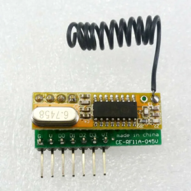 433 92 МГц ASK/OOK беспроводной переключатель DC5V наборы беспроводного управления RF Link