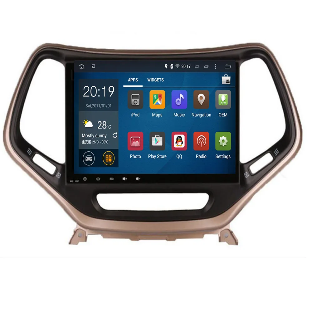 Tesla Style 10 2 дюймов Android Автомобильная GPS-навигация без DVD-плеера подходит для JEEP Grand