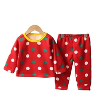 new toddler casual costume fashion children sleepwear boys t shirt pants 2pcssets kids pajamas winter baby girls clothes suit