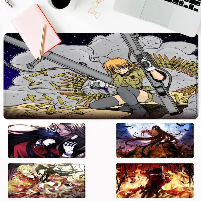 

Hot Sell Hellsing Gaming Mouse Pad Gamer Keyboard Maus Pad Desk Mouse Mat Game Accessories For Overwatch
