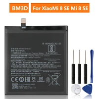 replacement battery for xiaomi 8 se mi8 se m8 se bm3d rechargeable phone battery 3120mah