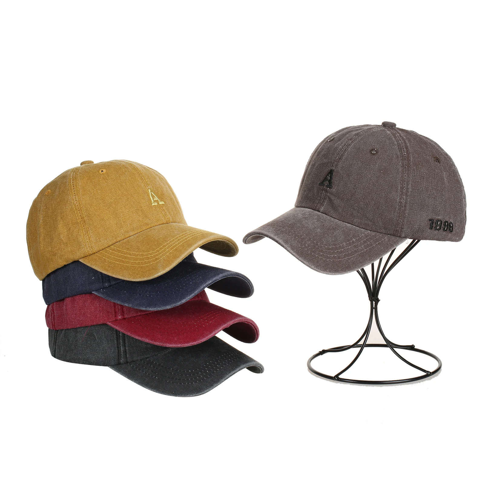 

New Men's and Women's Alphabet Embroidery Baseball Caps Summer Fashion Sun Visor Boys and Girls Casual Stretch Caps