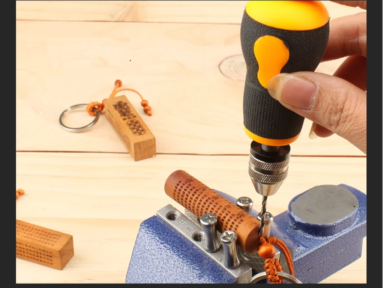 

Mini hand-tightening drill wenwan mold hand multi-function detachable hand-tightening drill with drill bit tool accessories
