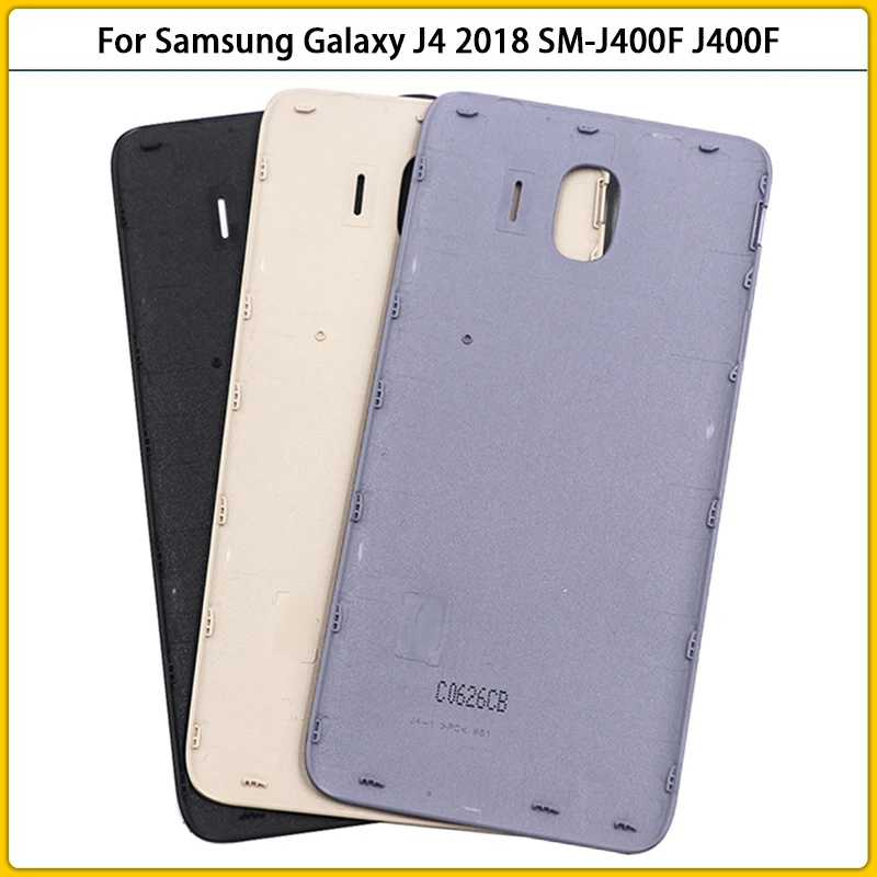 Новый чехол для задней крышки J400G Samsung Galaxy J4 2018 SM J400F J400FN J400DS Пластиковая Крышка