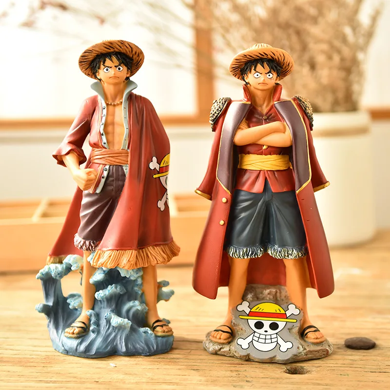 

27.5cm Sailing Resin Ornaments Japanese Cartoon Character Model Statues Hand-made Boys Birthday Gifts Desktop Decoration