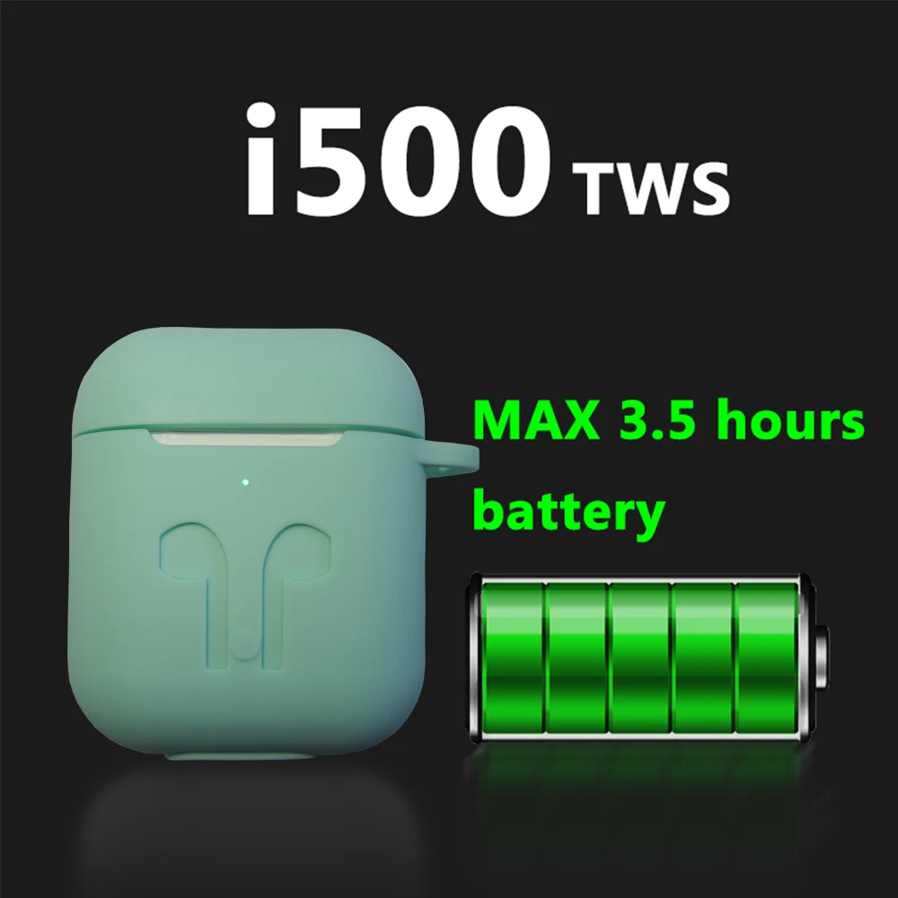I500 TWS Смарт ушной датчик всплывающие Bluetooth наушники беспроводные наушники gps местоположения для IOS изменение Bluetooth имя наушники