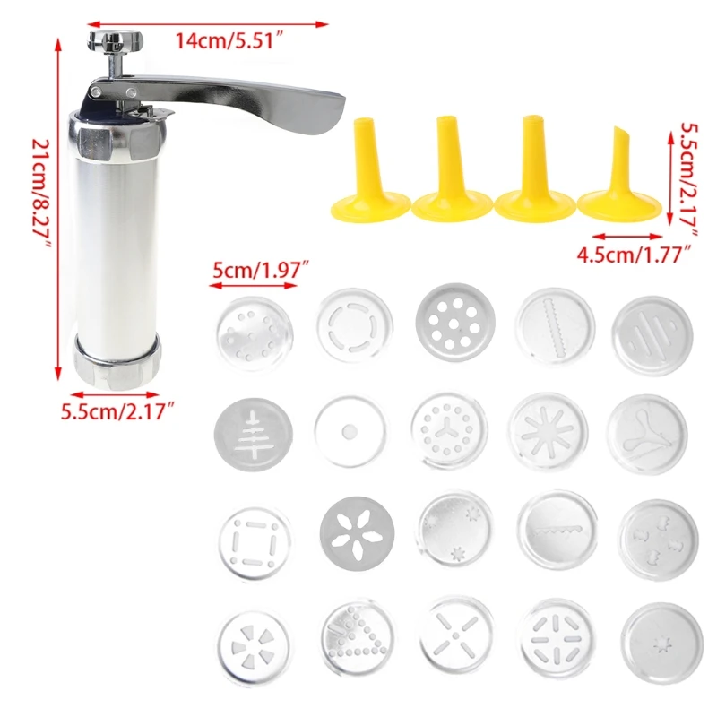 

Baking Tools Manual Biscuit Cookie Press Stamps Set Cake Decorating Tools Maker