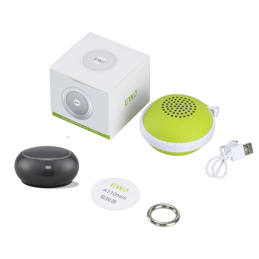 Беспроводной Bluetooth мини-динамик EWA A110 портативный громкий звук сильные басы