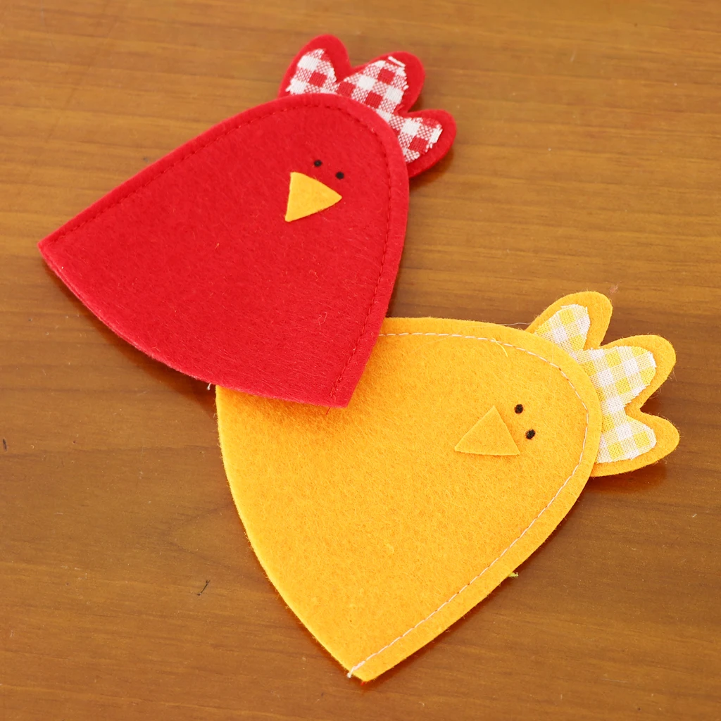 2 шт. пасхальные Чехлы для куриных яиц сумка милый дизайн цыплят пасхальный день