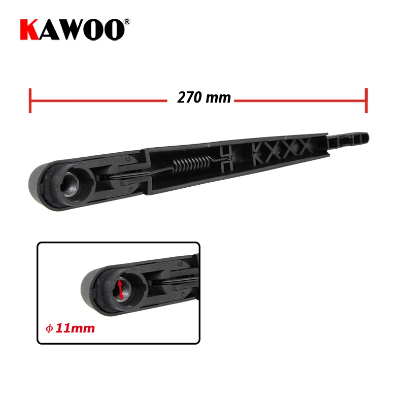 

KAWOO Car Rear Wiper Blade Blades Back Window Wipers Arm For Dacia Lodgy Hatchback (2012-) 290mm Car Accessories Styling