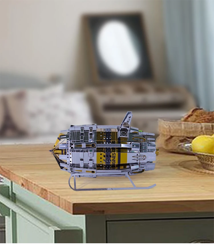Microworld новая модель силового двигателя Модель машины DIY лазерная резка головоломка модель 3D металлические игрушки-пазлы подарки для детей